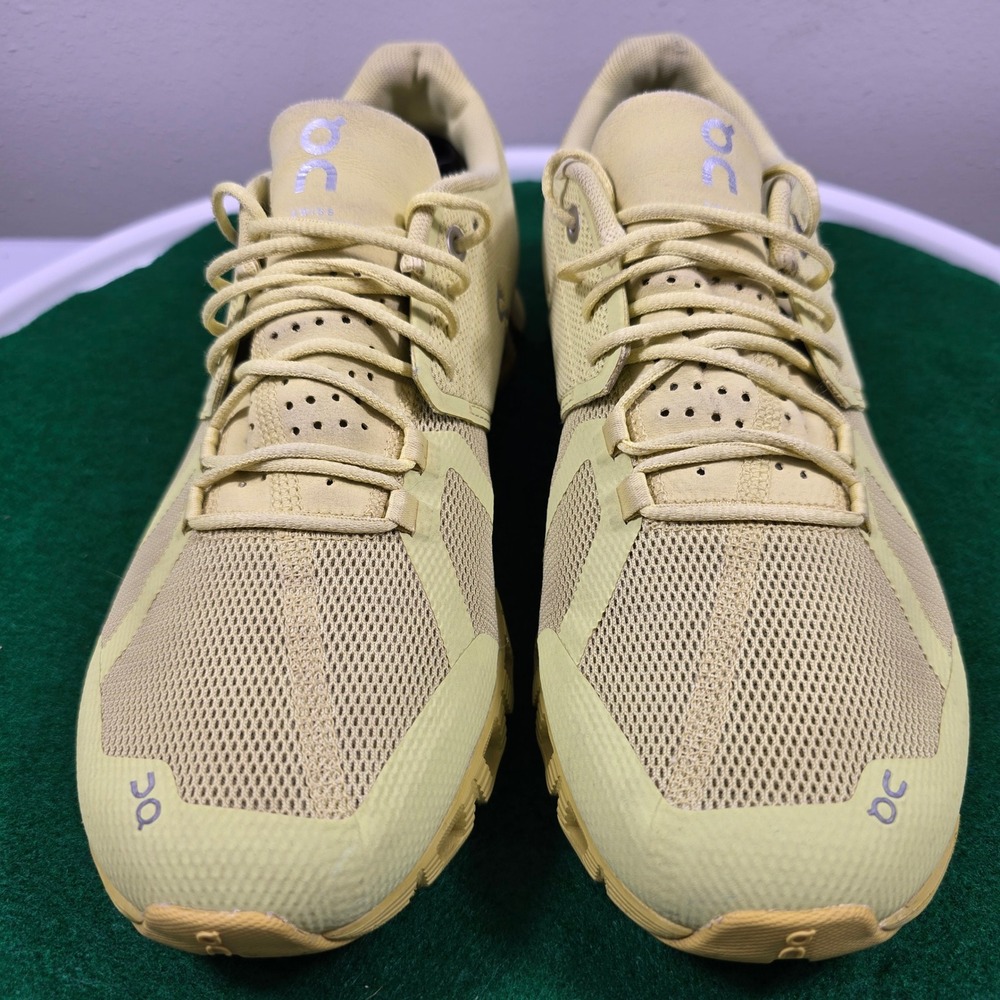 On Cloud Running Shoes Womens 9.5 Yellow Mesh Sneakers Low Top CloudTec FVN OI - Picture 4 of 13